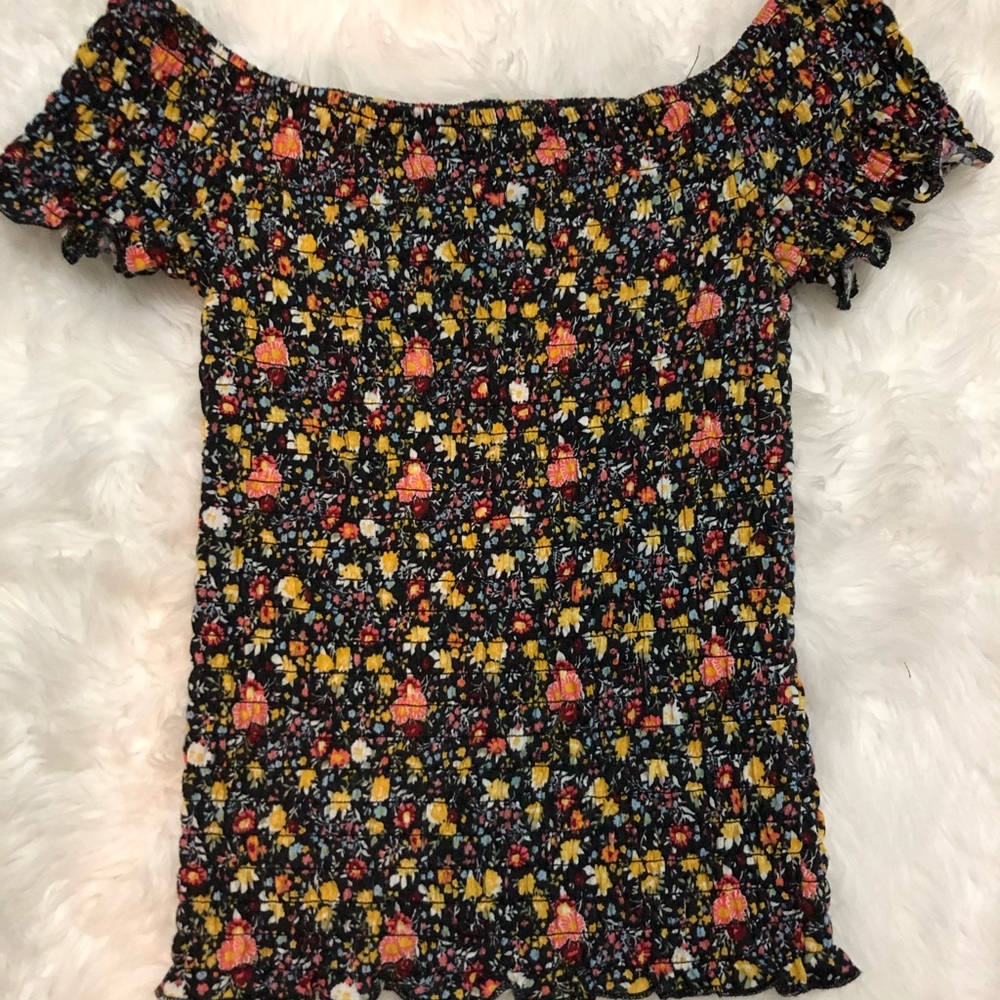 Off the Shoulder Floral Top